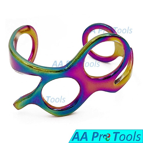 Rainbow titanium color barber - rainbow,