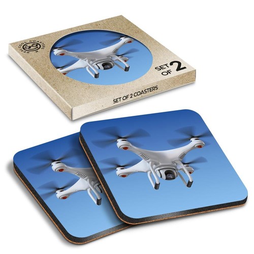 Square mdf coaster drone - square,