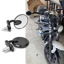7/8" Handle Bar End Rearview Mirrors For Kawasaki Vulcan S 650 800 900 1500 1700