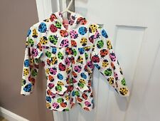 HATLEY Cream/Multi Raincoat Ladybird Print With Hood Size: 7 Years