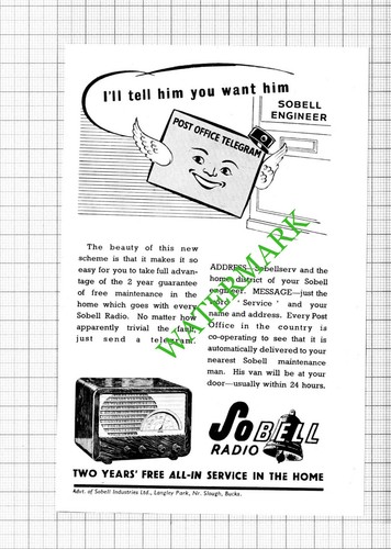 Sobell radio small advert - sobell,