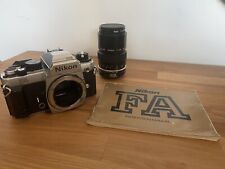 Nikon FA 35mm Camera Silver Body. NIKKOR 135mm 2.8 ais lens. Excellent condition