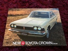 Toyota Crown Deluxe Brochure 1972 / 1973 - UK Issue RARE