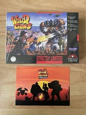 Wild Guns Super Nintendo SNES USA NTSC Brand New Sealed Strictly Limited Rare