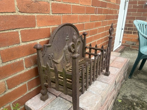 Antique cast iron dog - antique,