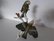 KARL ENS PORCELAIN PAIR OF GOLDCREST BIRDS ON A BRANCH, PERFECT CONDITION