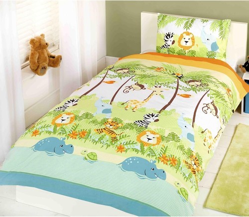 Jungle animal print duvet - jungle,