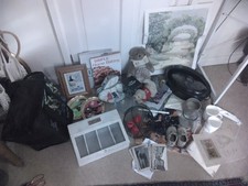 Mixed Bundle Of Shabby Chic Vintage Style Home Decor Items. 25+ Items.