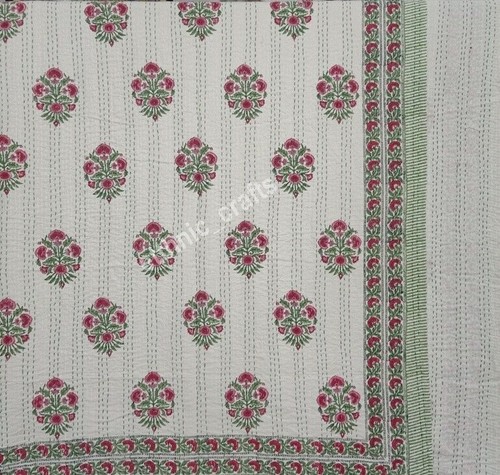 Indian hand block floral print - hand,