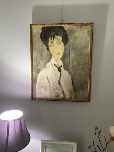 The woman with - the,