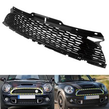 1X Gloss Black Front Honeycomb