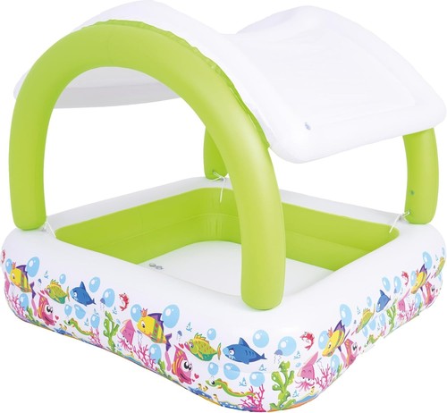 Inflatable paddling pool with - inflatable,