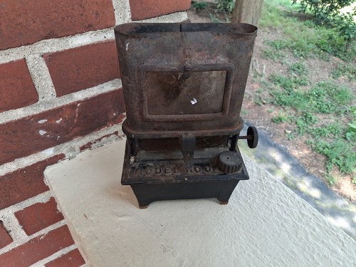 Antique sad iron stove - antique,