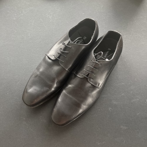 Dune black leather shoes - dune,