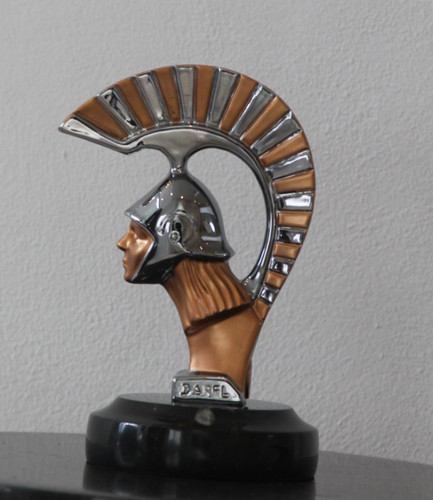 Spartan warrior bronze car - warrior,
