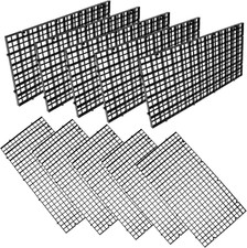 10 Pcs Aquarium Fish Tank Divider Egg Crate Aquarium Filter Bottom Tray Grid Iso