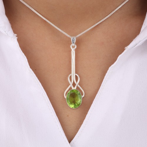 Peridot gemstone 925 - peridot,