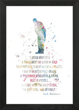 Jack Nicklaus Quotes Framed