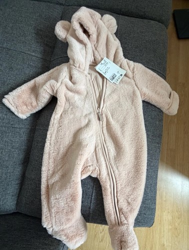 Girls fluffy snow suit 2 - h&m, 2-4