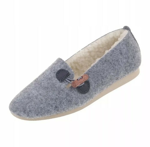 Womens natural felt - felt, slippers