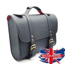 Black Luggage Saddle Sissy Bags Document Carry FOR Royal Enfield Bullets Classic