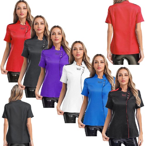 Women tops cafe coat waitress - tops,