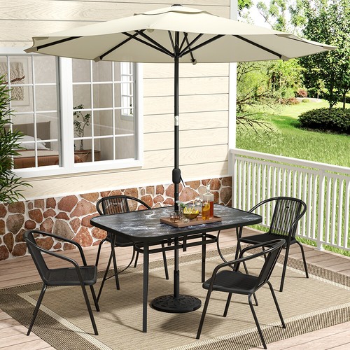 Rattan stackable chair and - chair,
