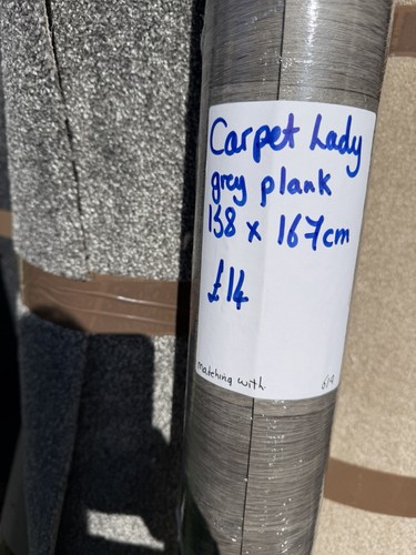 Vinyl offcut grey plank - plank, 167m