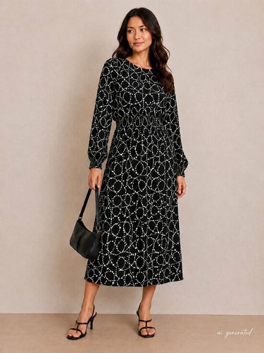 Black white geometric - h&m,