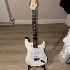 White Chord 6 String Electric