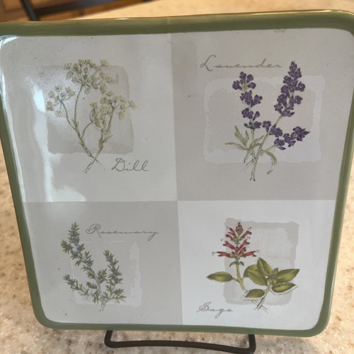 Sonoma herb garden trivet dill - garden,