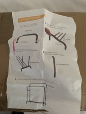 Metal Clothes Rail Rack Garment Hanger Coat Stand and Shoe Shelf