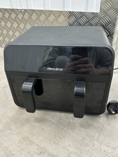 Progress Dual View 7L Air Fryer –Family Size,6 Cooking Functions,Low Oil,Divider
