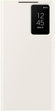Genuine / Official Samsung Galaxy S23 Ultra Smart View Wallet Case / Cover White