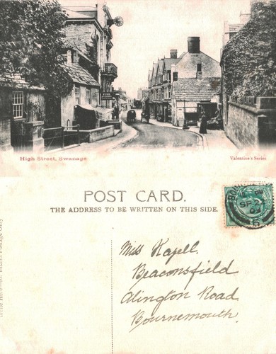 Vintage postcard high - postcard,