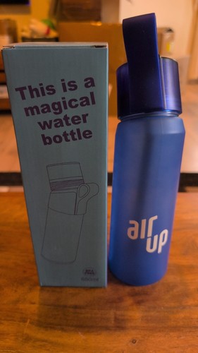 Air 650ml water bottle - up, +