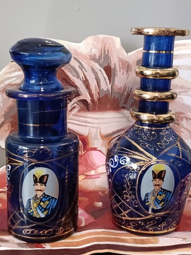 Antique cobalt blue glass - antique,