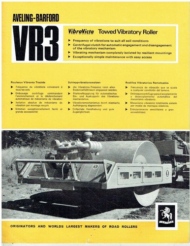 Aveling barford vr3 towed - aveling,