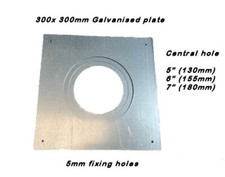 Chimney REGISTER PLATE 300 x