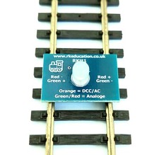 Rk Education RKtt1 N/OO/HO, O Gauge Track Tester Module for Model Railway DC/DCC
