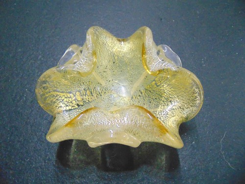 Vtg murano petal bowl venetia - vtg,