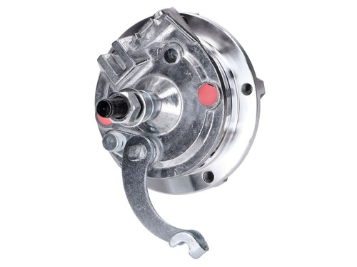 Wheel hub complete with brake