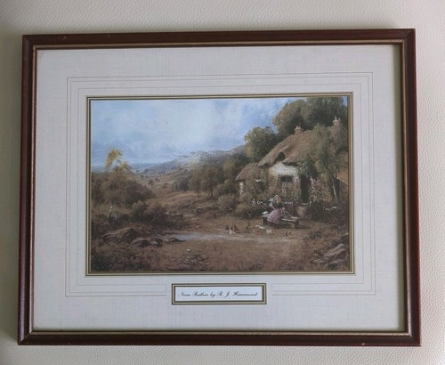 Vintage framed mounted - vintage,