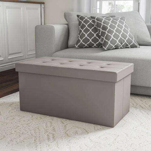 30in folding faux leather - 30in,