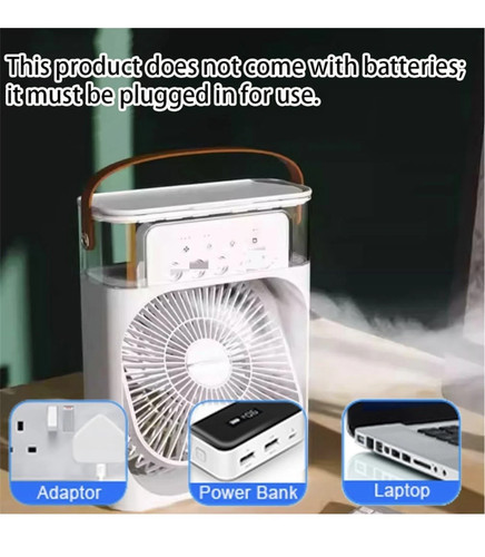 Portable air cooler - 3-in-1, fan