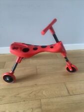 SCUTTLEBUG 3-Wheel Foldable Beetle Lady Bird Trike Balance Bike 1-3 Year Old.