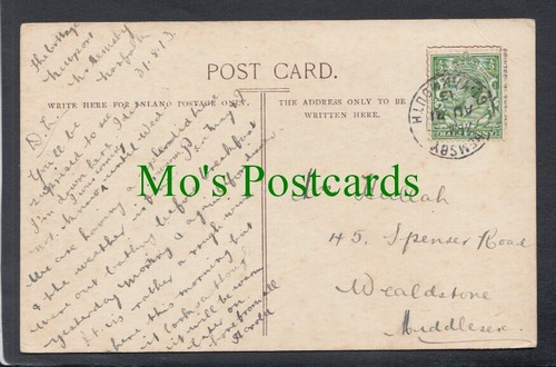 Genealogy postcard hullah - genealogy,