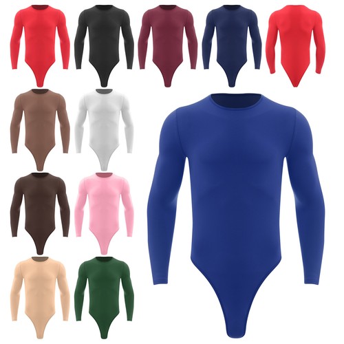 Men one piece leotard round - men,