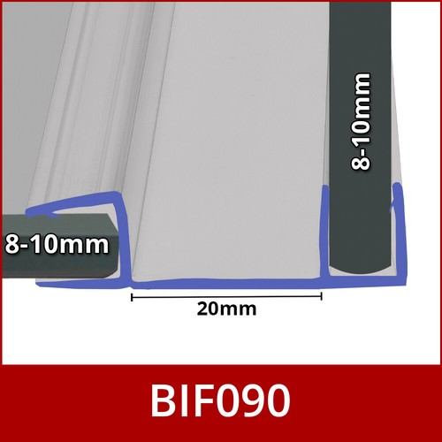 Channel shower seal bi - channel,