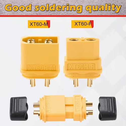 Xt60 female and - female, connector